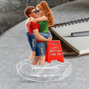 Gift For Couples,Gift For Husband,Gift For Wife,Gift For Boyfriend,Gift For Girlfriend,Funny - A Little Sign To Say - Personalized Acrylic Shaking Stand