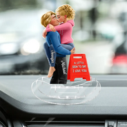 Gift For Couples,Gift For Husband,Gift For Wife,Gift For Boyfriend,Gift For Girlfriend,Funny - A Little Sign To Say - Personalized Acrylic Shaking Stand