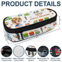 Back To School,Gift For Kids- A Magical Adventure with Dinosaurs Mermaids Space Vehicles Unicorns - Personalized Pencil Case