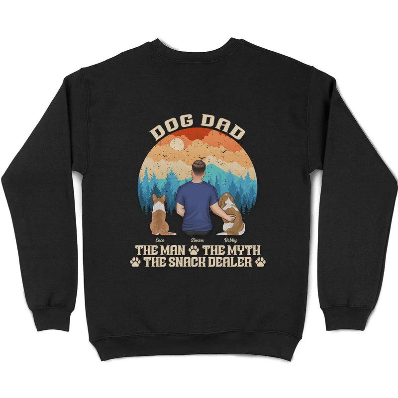 Gift For Father,Dog Lovers,Dog Dad,Happy - A Man And His Dog - Personalized T Shirt