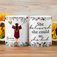 Gift For Yourself,Gift For Women,Gift For Girlfriend,Gift For Sisters,Gift For Bestie,Happy,Graduation - A Sweet Ending To A New Beginning - 3D Inflated Effect Printed Mug, Personalized White Edge-to-Edge Mug
