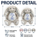 Gift For Bestie, Old Best friends, Happy - A Sweet Reminder True Friendship Takes Time - Personalized Soft Toy Bunny