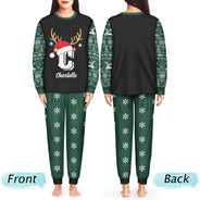 Pyjama unisexe personnalisé - Cadeau de Noël pour la famille