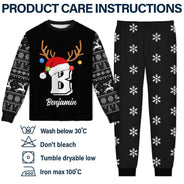 Pyjama unisexe personnalisé - Cadeau de Noël pour la famille