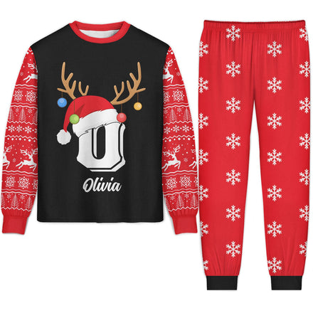 Pyjama unisexe personnalisé - Cadeau de Noël pour la famille