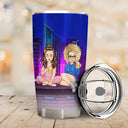 Cartoon Building Congrats On Being My Bestie - Gift For Bestie - Personalized Tumbler