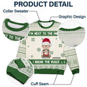 Christmas Siblings I Make The Rules - Gift For Siblings - Personalized Unisex Ugly Sweater