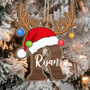 Christmas Alphabet - Family Gift - Personalized Wooden Cutout Ornament