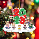 Christmas All Family 2023 - Gift For Family - Personalized Cutout Acrylic Ornament