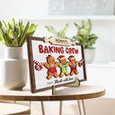 Grandma Grandpa Mom Dad Perfect Patch - Gift For Mom, Dad, Grandparents - Personalized 2-Layered Wooden Plaque With Stand