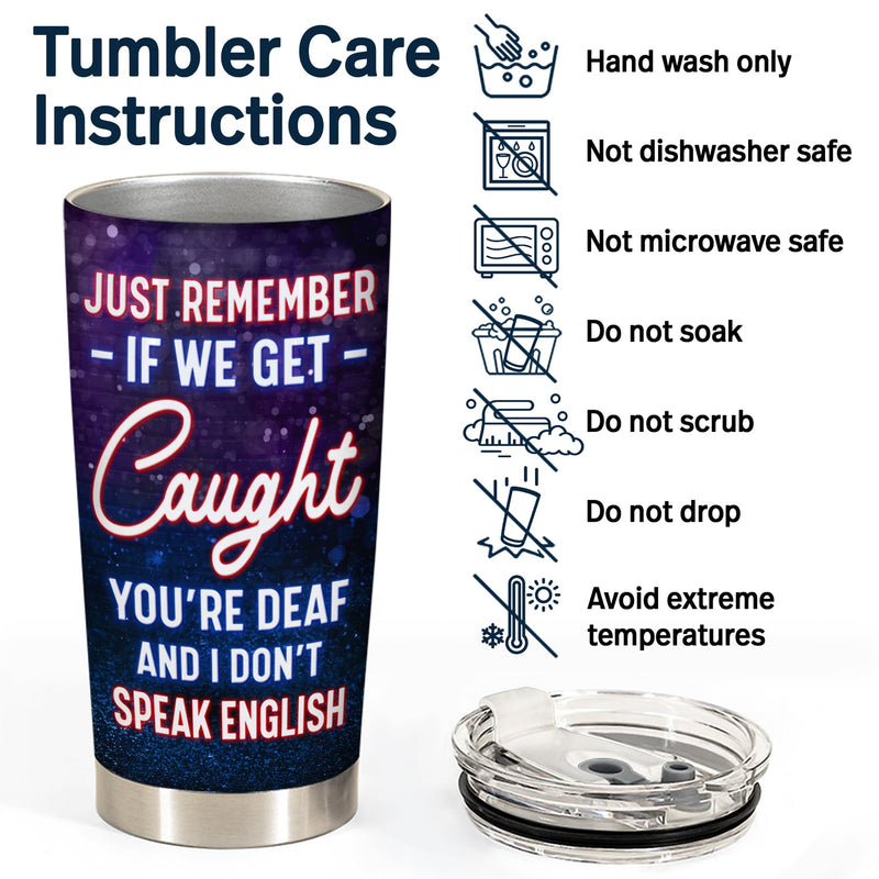 Cartoon Drinking Glitter Partners In Crime - Gift For Besties - Personalized Tumbler