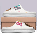 Custom Photo Best Nana Ever - Gift For Mother, Grandma, Family - Personalized Fluffy Slippers