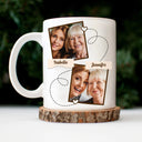 Custom Photo Mother & Daughter Will Always Be Connected - Gift For Mom - Personalized Mug