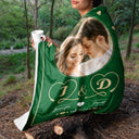 Couverture polaire personnalisée avec photo « Je t'aime » - Cadeau idéal pour les couples