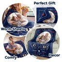 Couverture polaire personnalisée avec photo « Je t'aime » - Cadeau idéal pour les couples