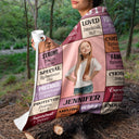 Photo personnalisée « Dieu dit que je suis » - Cadeau pour enfants et petits-enfants - Couverture polaire personnalisée, couverture sherpa