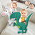 Custom Photo Funny Mermaid Unicorn Dinosaur Astronaut - Gift For Kids - Personalized Custom Shaped Pillow