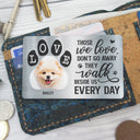 Carte personnalisée avec photo « Tu étais mon préféré » - Cadeau pour les amoureux des animaux - Carte portefeuille en aluminium personnalisée