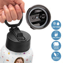 Custom Photo Funny Car Mermaid Unicorn Dinosaur Astronaut - Gift For Kids - Personalized Kids Water Bottle