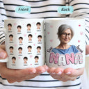 Custom Photo One Loved Grandma Mama - Gift For Mom, Mother, Nana, Grandmother - Personalized Mug
