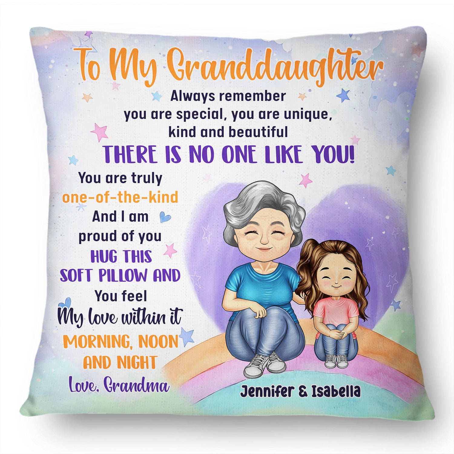 Grandmother Mother Always Remember You Are Special - Gift For Granddaughter, Grandson, Kids - Personalized Pillow