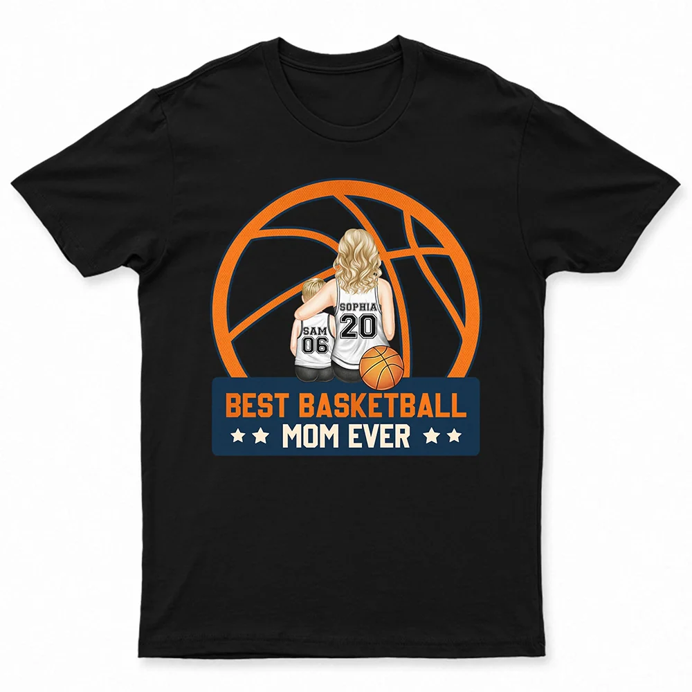 Meilleure maman basketteuse de tous les temps - Cadeau pour maman sportive, maman basketteuse - T-shirt personnalisé
