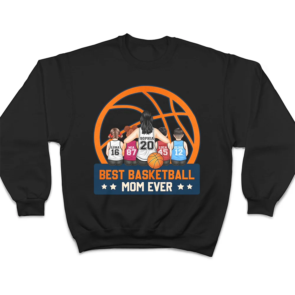 Meilleure maman basketteuse de tous les temps - Cadeau pour maman sportive, maman basketteuse - T-shirt personnalisé
