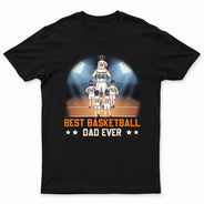 Meilleur papa basketteur de tous les temps - Cadeau pour papa sportif, papa basketteur, père - T-shirt personnalisé