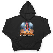 Meilleur papa basketteur de tous les temps - Cadeau pour papa sportif, papa basketteur, père - T-shirt personnalisé
