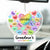 Mom's Grandma's Little Sweethearts - Gift For Mother, Grandmother - Personalized Acrylic Car Hanger