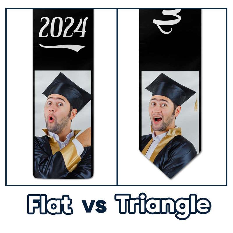 Custom Photo Proud Graduate Of The Class - Graduation Gift - Personalized Stoles