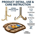 Best Dad Ever We Love You - Gift For Father - Personalized 2-Layered Wooden Plaque With Stand