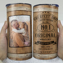 Custom Photo Greatest Dad Limited Edition - Gift For Father, Papa - Personalized 4 In 1 Can Cooler Tumbler