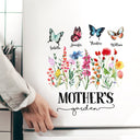 Mom's Grandma's Garden Butterflies - Gift For Mother, Nana, Grandmother - Personalized Decor Decal