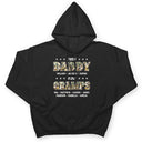 First Dad Now Grandpa - Gift For Father, Grandfather - Personalized T Shirt