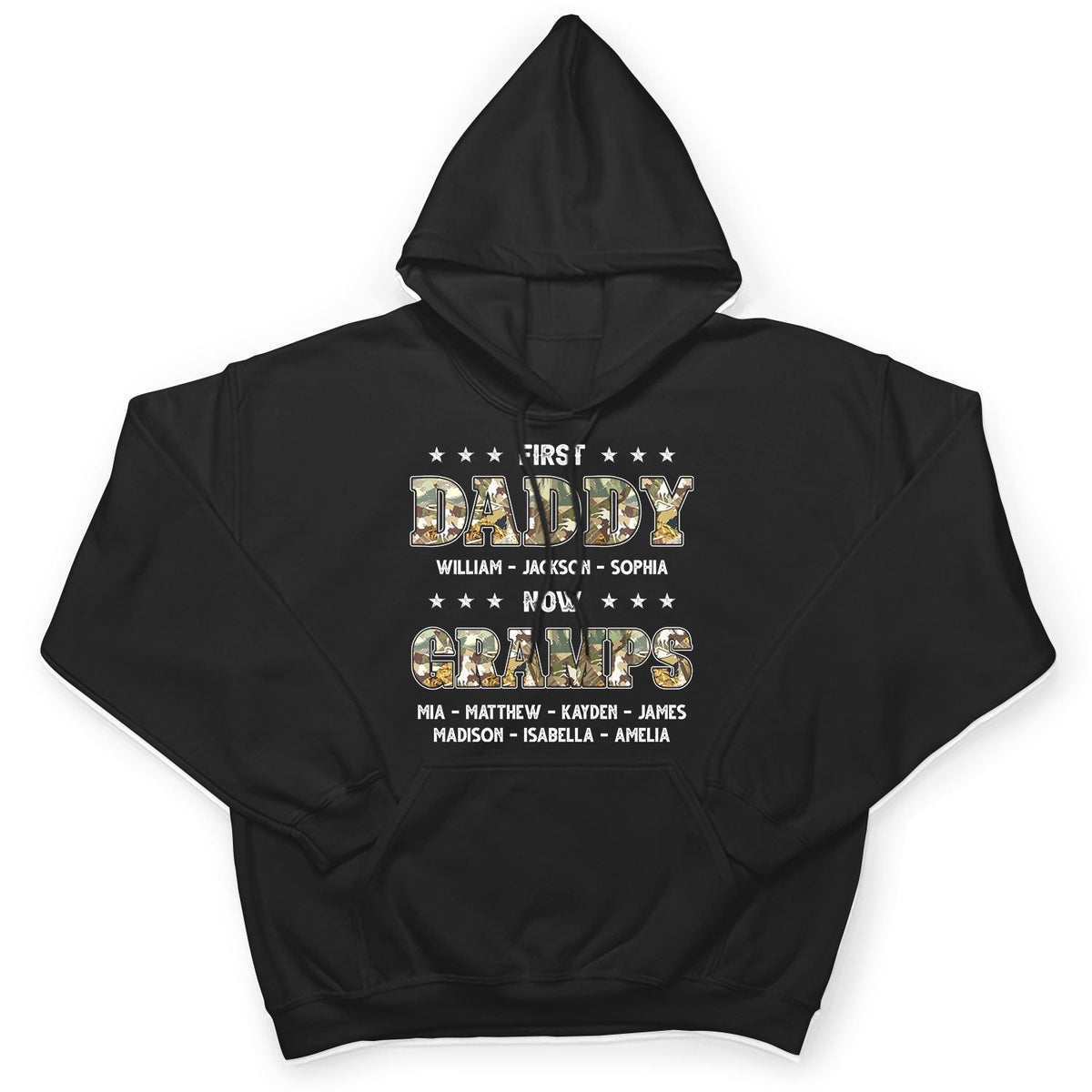 Premier papa, maintenant grand-père - Cadeau pour père, grand-père - T-shirt personnalisé