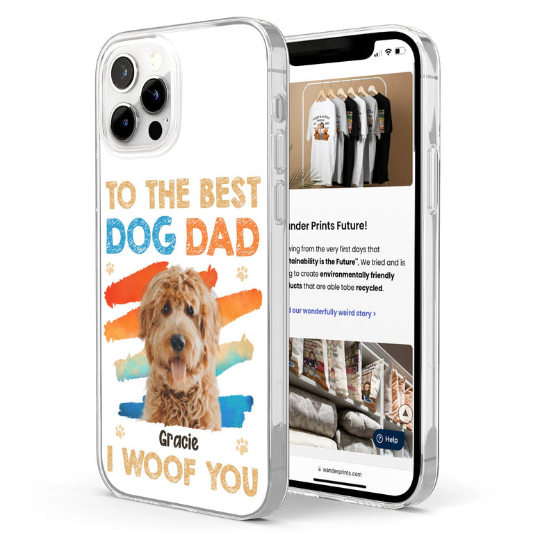 Custom Photo To The Best Cat Dog Mom Dad - Gift For Pet Mom, Pet Dad, Pet Lovers - Personalized Clear Phone Case