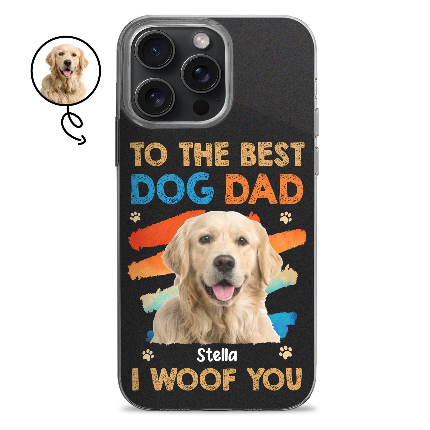 Custom Photo To The Best Cat Dog Mom Dad - Gift For Pet Mom, Pet Dad, Pet Lovers - Personalized Clear Phone Case