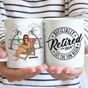 Officially Retired Let The Fun Begin - Personalized Mug