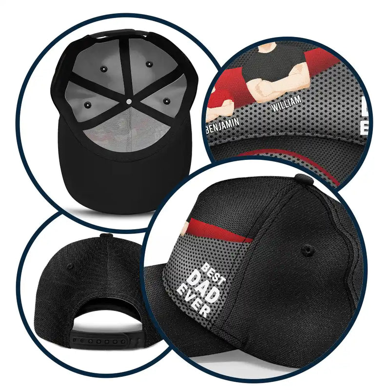 Best Dad Grandpa Ever - Personalized Classic Cap
