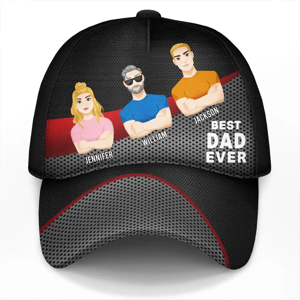 Best Dad Grandpa Ever - Personalized Classic Cap