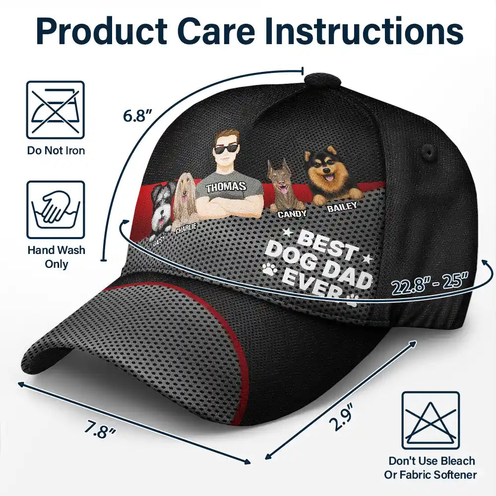 Best Dog Dad Ever - Personalized Classic Cap