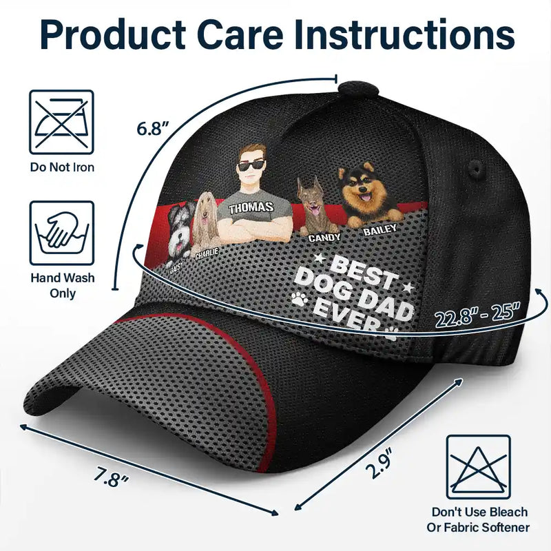 Best Dog Dad Ever - Personalized Classic Cap