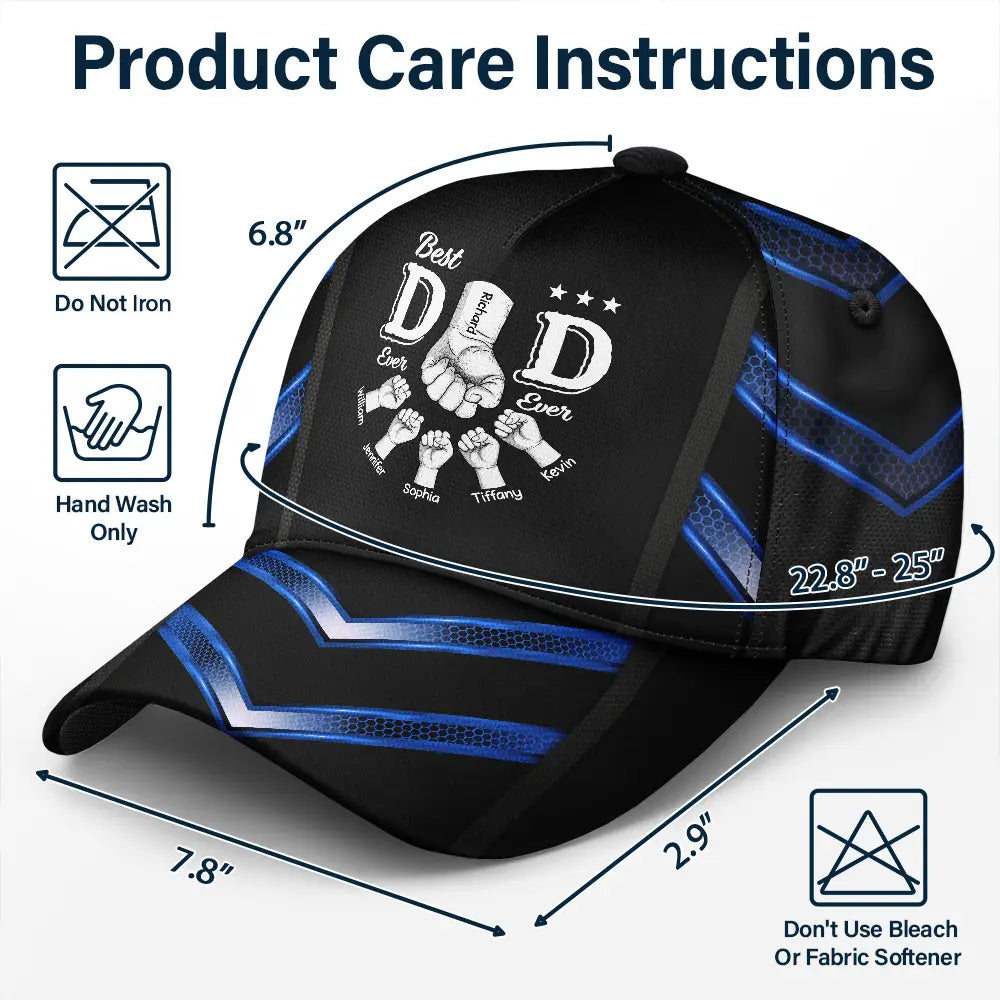 Best Dad Ever Ever - Personalized Classic Cap