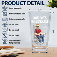 Verre à bière personnalisé « Daddy's Sippy Cup »