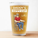 Daddy's Grandpa's Sippy Cup - Personalized Beer Glass