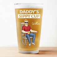 Verre à bière personnalisé « Daddy's Sippy Cup »