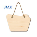 Bienvenue dans notre aventure - Panneau en bois personnalisé en forme de cœur