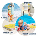 Serviette de plage personnalisée pour enfants d'été