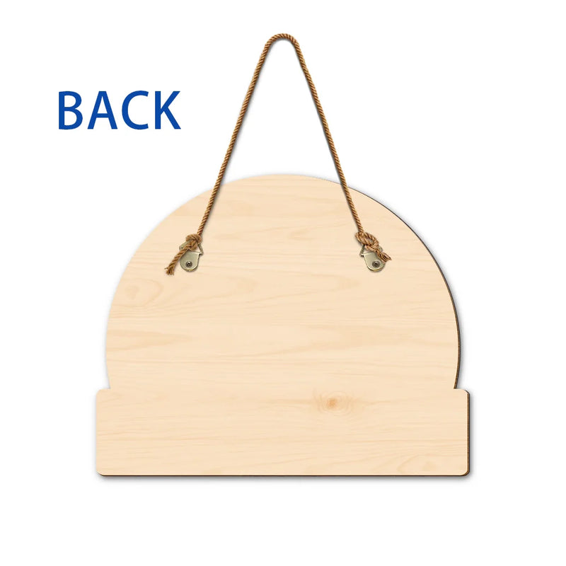 Kid Welcome To My Room - Personalized Custom Shaped Wood Sign